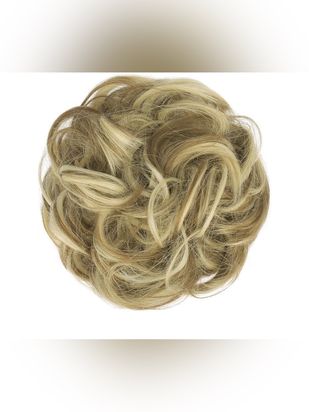 Messy Bun Hair Piece - Elastic Wavy Curly Hair Bun Scrunchies Extensions
